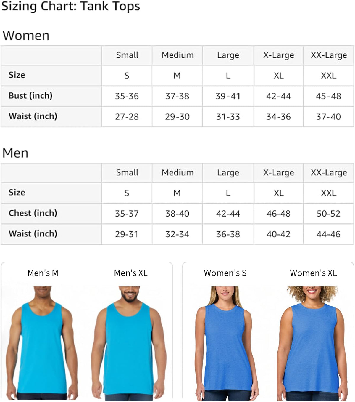 Honey Badger Moon Starry Night Van Gogh Sleeveless Tank Top - size chart