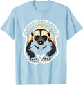 Men's I'm Built Like A Honey Badger Funny Honey Badger Meme Animal T-Shirt - Baby Blue