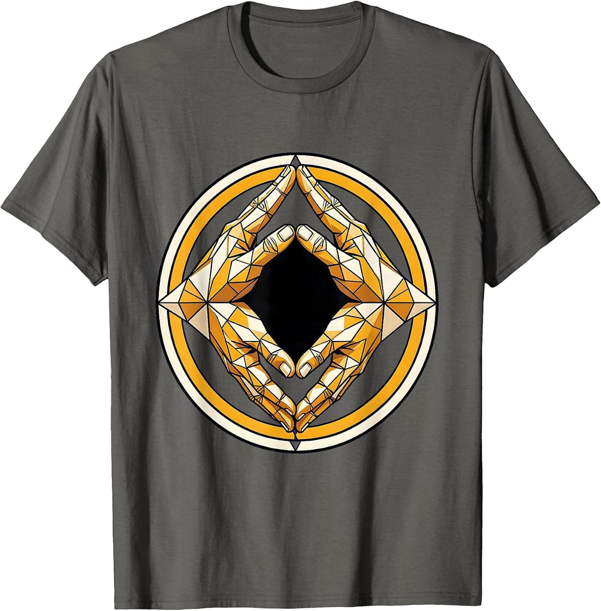 Men's Mental Health Matters Reaching Hands Graphic T-Shirt - Asphalt Grey
