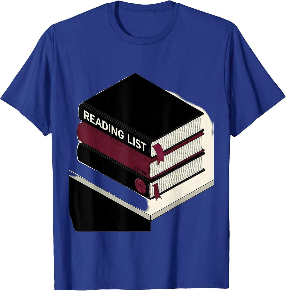 Reading List Stands English Literature Teacher Swiss T-Shirt - Royal Blue