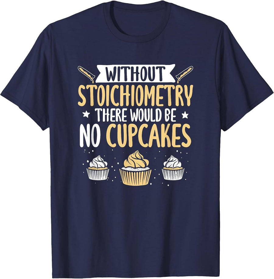 Chemist Stoichiometry Student Teacher Chemistry T-Shirt - Navy Blue