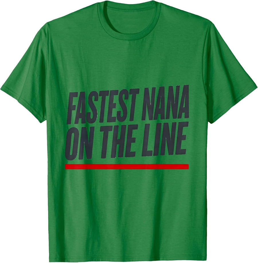 Men's Fastest Nana On The Line Patriotic RC Car Racing Hobbyist T-Shirt - Kelly Green