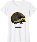 Women's This Is How I Roll Cute Hedgehog Lover Animal Humor T-Shirt - White