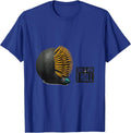 This Is How I Roll Midcentury Modern Hedgehog Lover Cute T-Shirt - Royal Blue