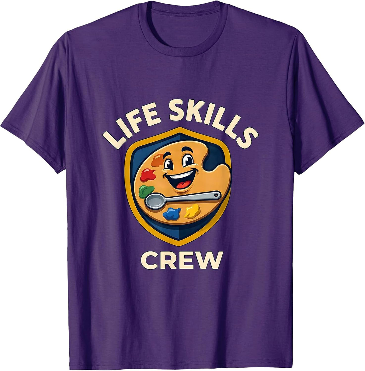 Life Skills Crew Specialist Teacher Team Specials Squad T-Shirt - Purple