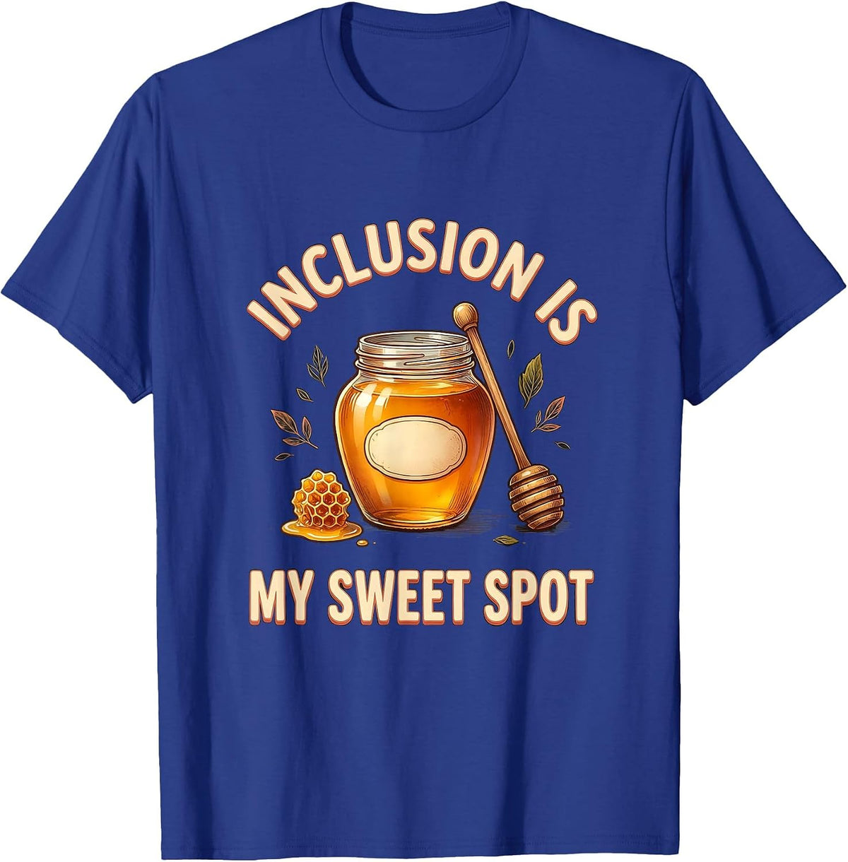 Men's Inclusion Is My Sweet Spot Whimsical Special Education T-Shirt - Royal Blue