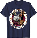 Barn Ghost Inspector Pop Art Halloween Horse Lover Humor T-Shirt - Navy Blue