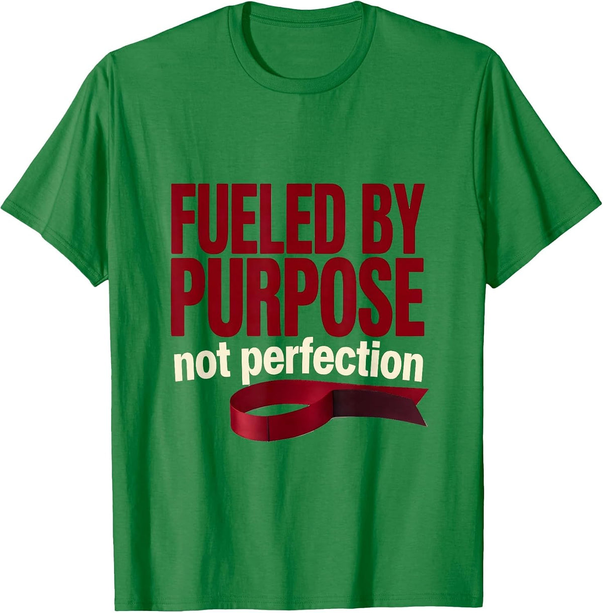 Men's Sped Teacher Fueled By Purpose Not Perfection T-Shirt - Kelly Green