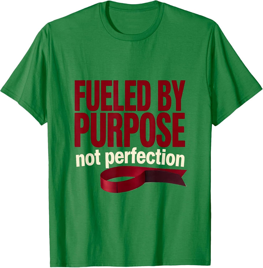 Men's Sped Teacher Fueled By Purpose Not Perfection T-Shirt - Kelly Green