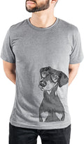 Inkopious Iroh the Doberman Pinscher Triblend T-Shirt - Unisex Grey Crew Neck