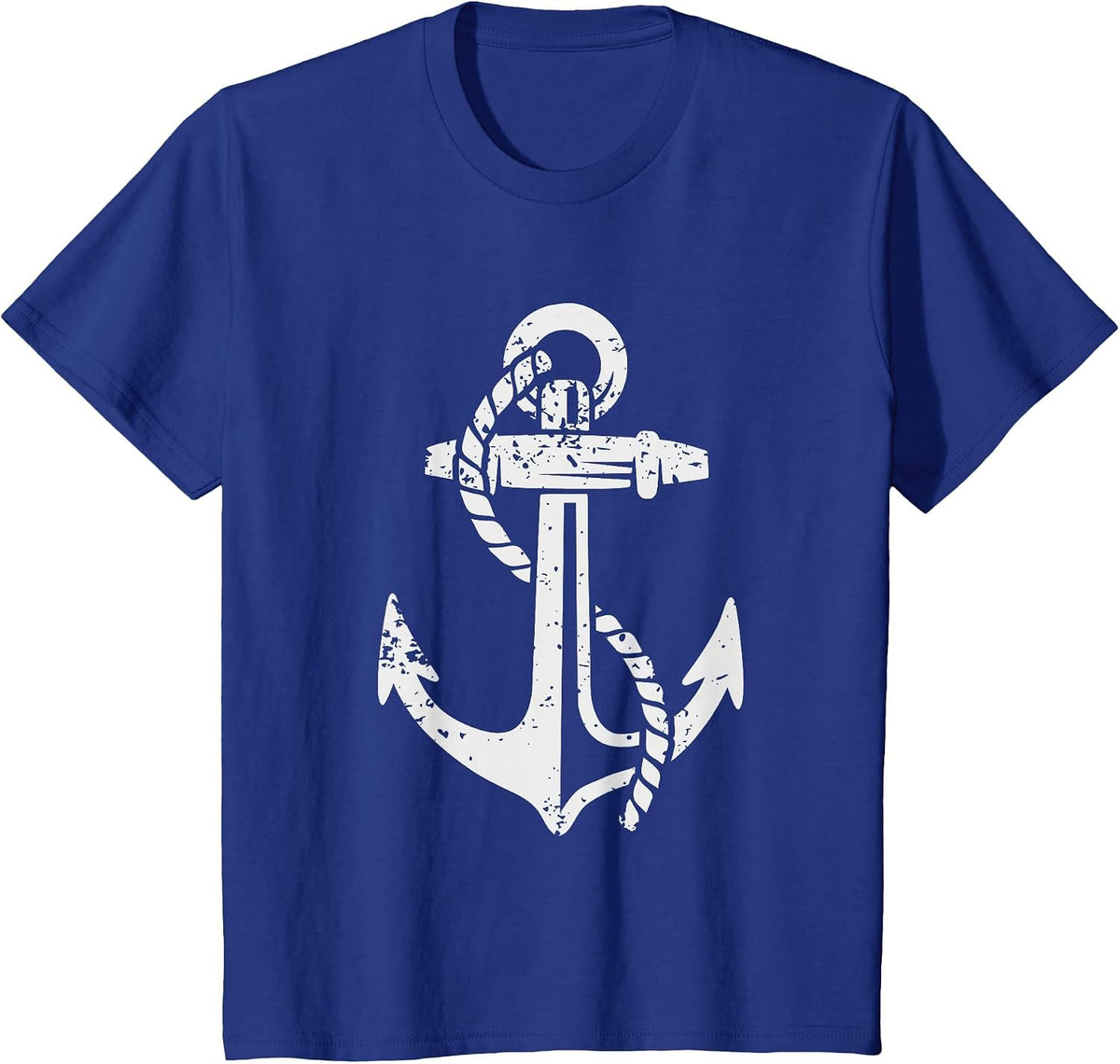 Sailor Costume Boat Anchor Sailing Captain T-Shirt - Royal Blue