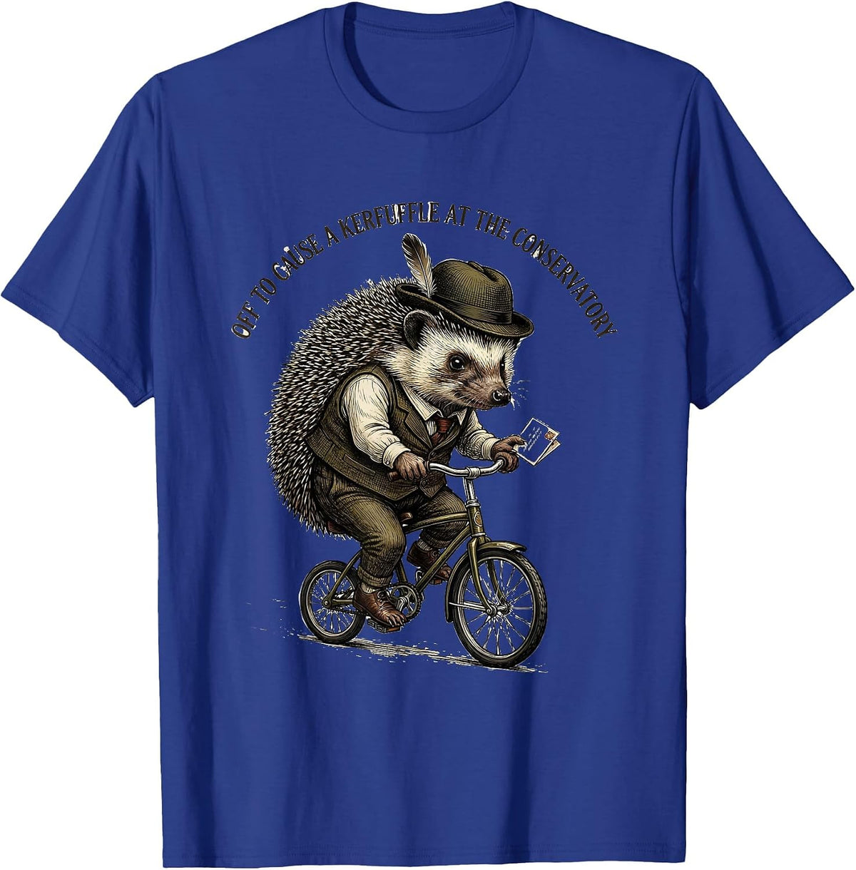 Off To Cause A Kerfuffle At The Conservatory Funny T-Shirt - Royal Blue