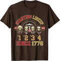 Starting Lineup Since 1776 Presidential Jersey Design T-Shirt - Brown
