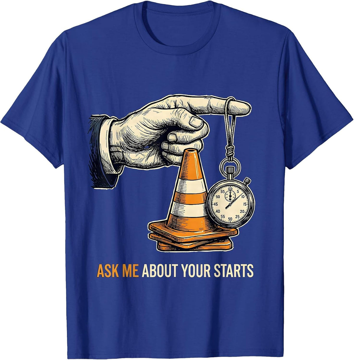 Ask Me About Your Starts Wellness Squad Health Trainer Coach T-Shirt - Royal Blue