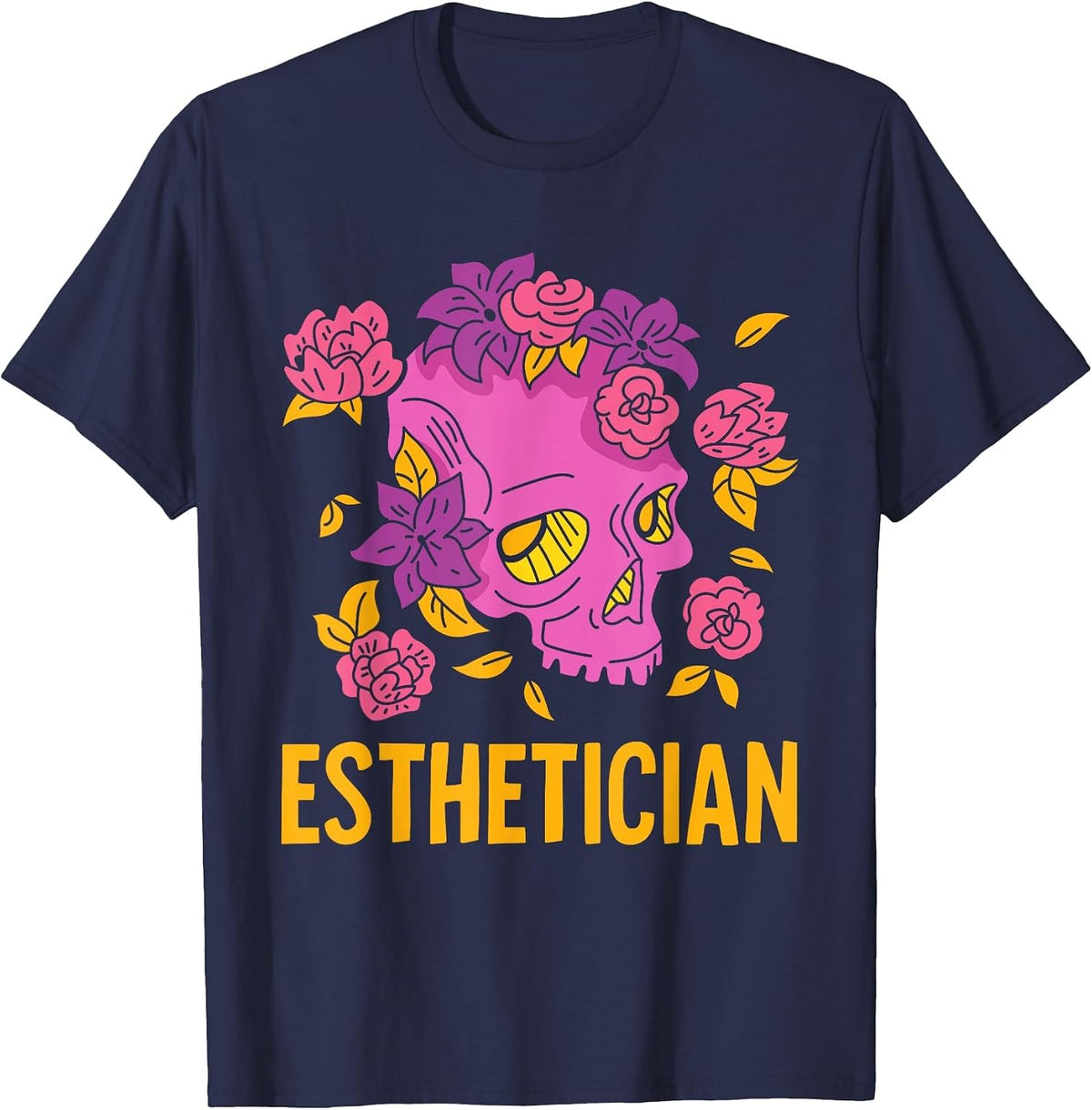 Beautician Professional Cosmetics Women Beautician T-Shirt - Navy Blue