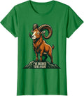 Women's I've Decided To Be A Goat Funny Animal Lover Humor T-Shirt - Kelly Green