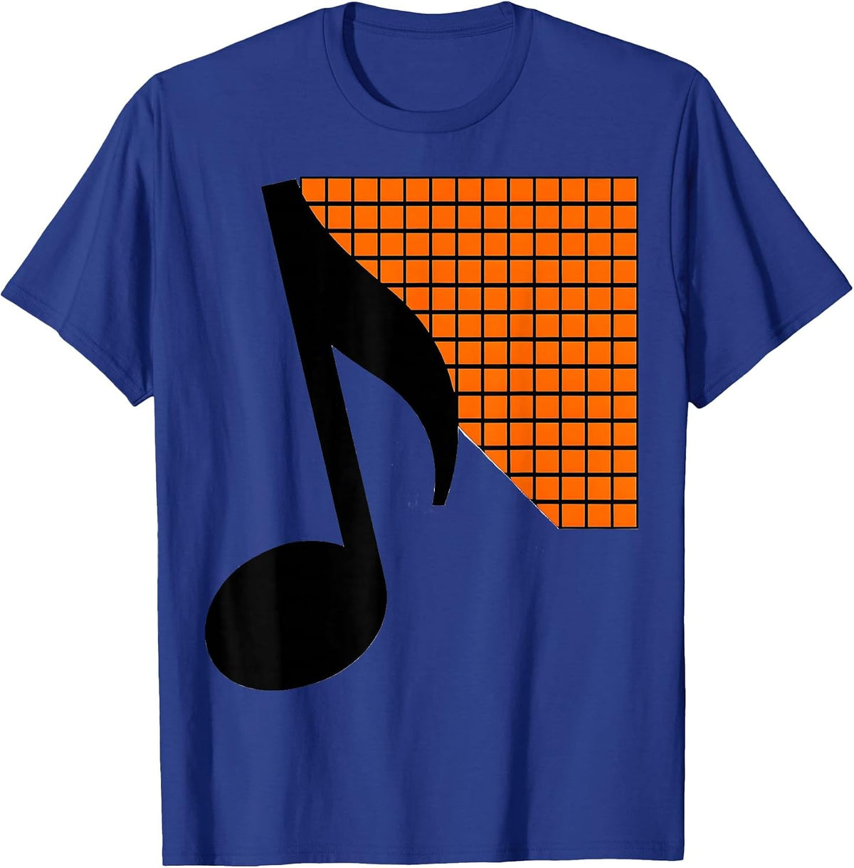 Men's Brutalist Eighth Note School Specials Teacher Humor T-Shirt - Royal Blue