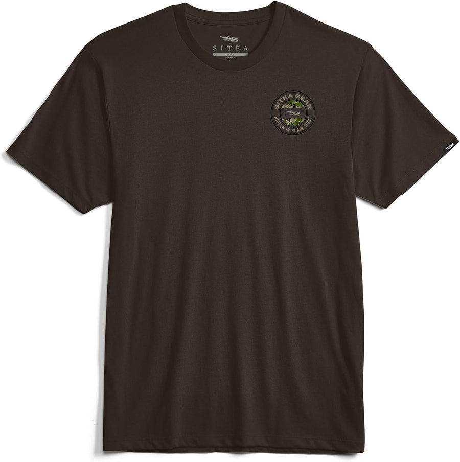 SITKA Hidden Optifade Tee - Everyday Logo Wear for Men - Earth Cover