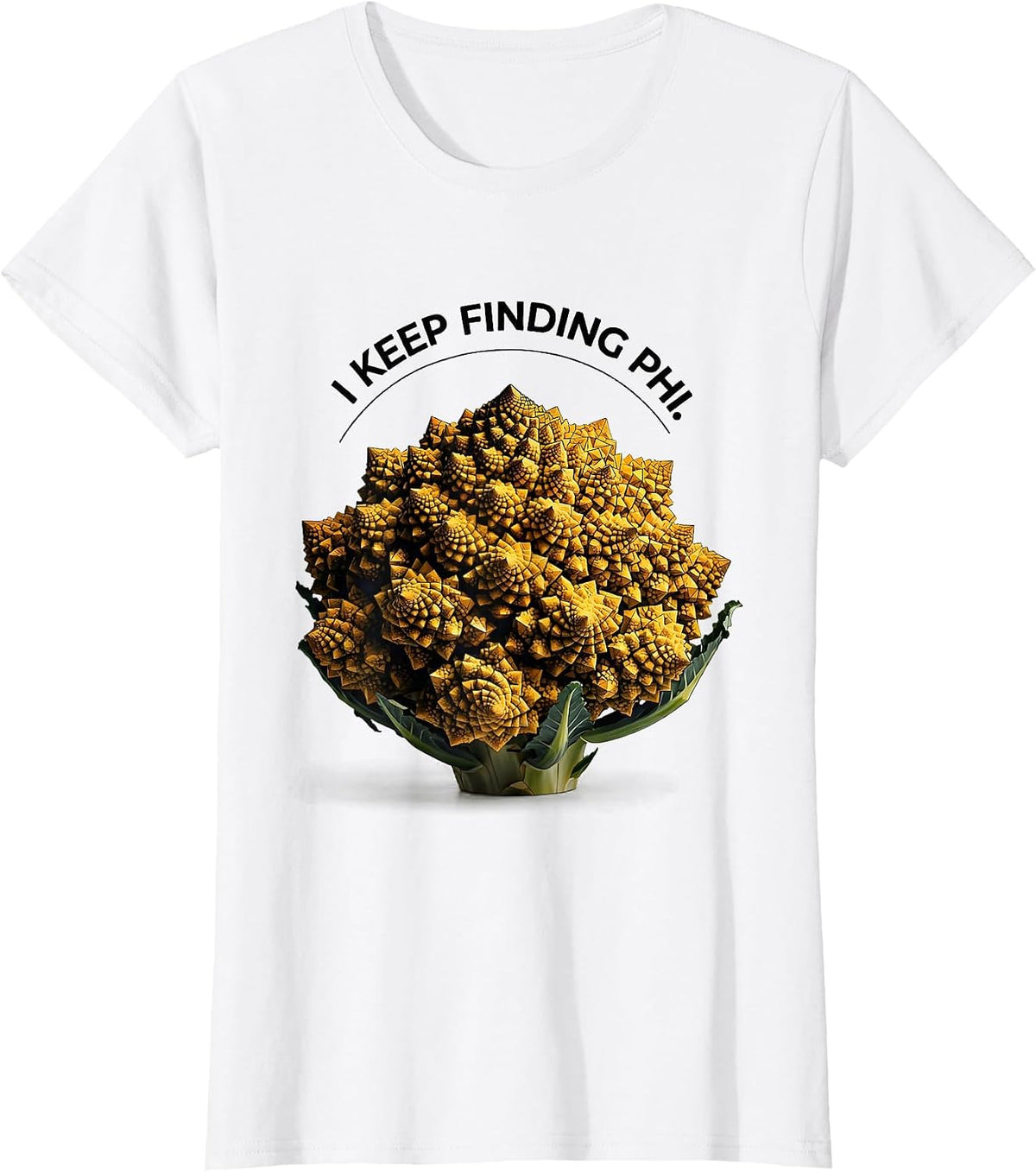 I Keep Finding Phi Geometric Sacred Geometry Math Enthusiast T-Shirt - White