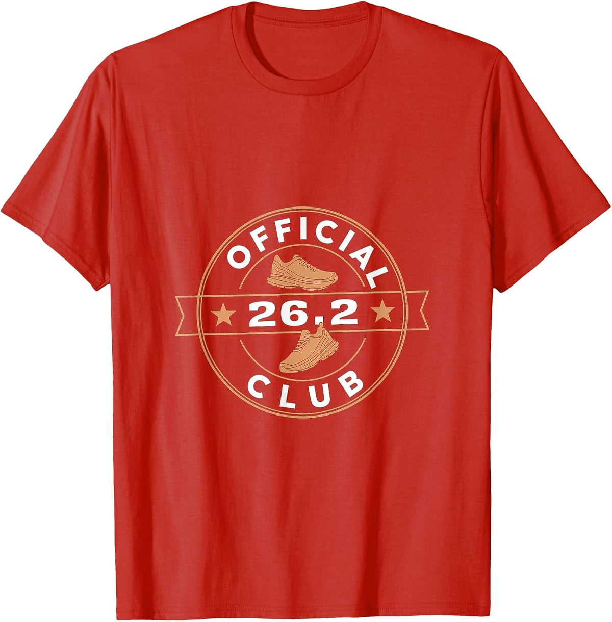 26.2 Club Marathon Achievement Runner Sports ||- T-Shirt - Red
