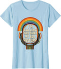 Women's I'm Calling This Shirt My 80s Costume Retro Throwback Party T-Shirt - Baby Blue