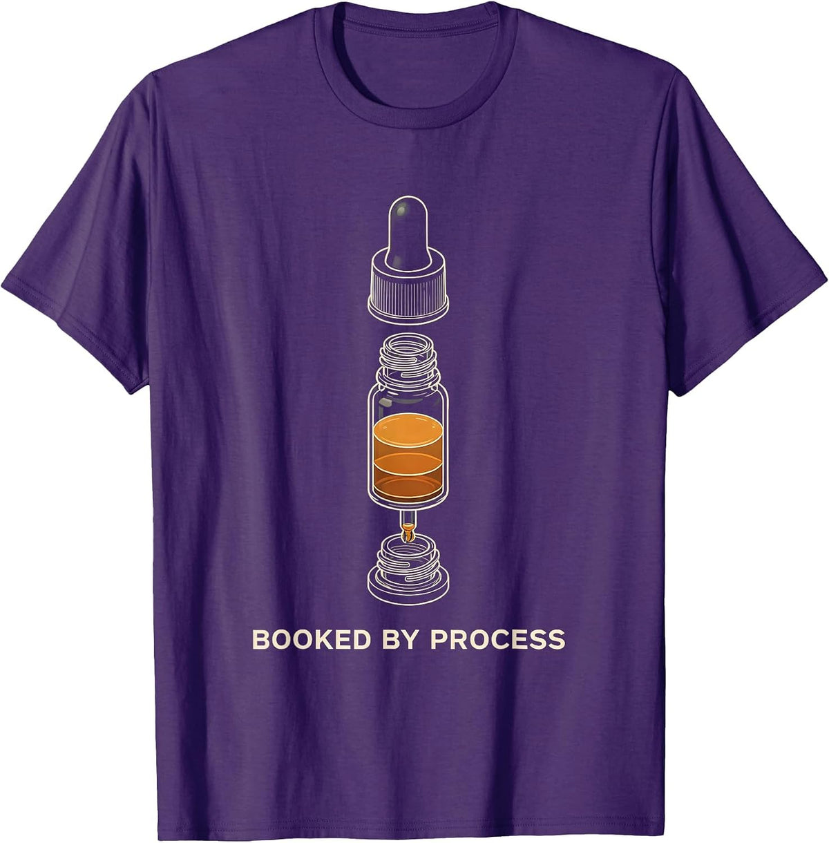 Booked By Process Licensed Esthetician Skincare Professional T-Shirt - Purple