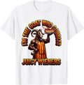 Men's I’m The GOAT Who Gobbles Juicy Wieners Funny Offensive Adult T-Shirt - White