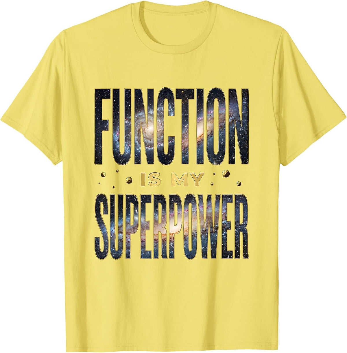 Men's Function Is My Superpower Occupational Therapy Design T-Shirt - Lemon Yellow