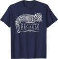 Maine Coon Because Size Matters t-Shirt T-Shirt - Navy Blue