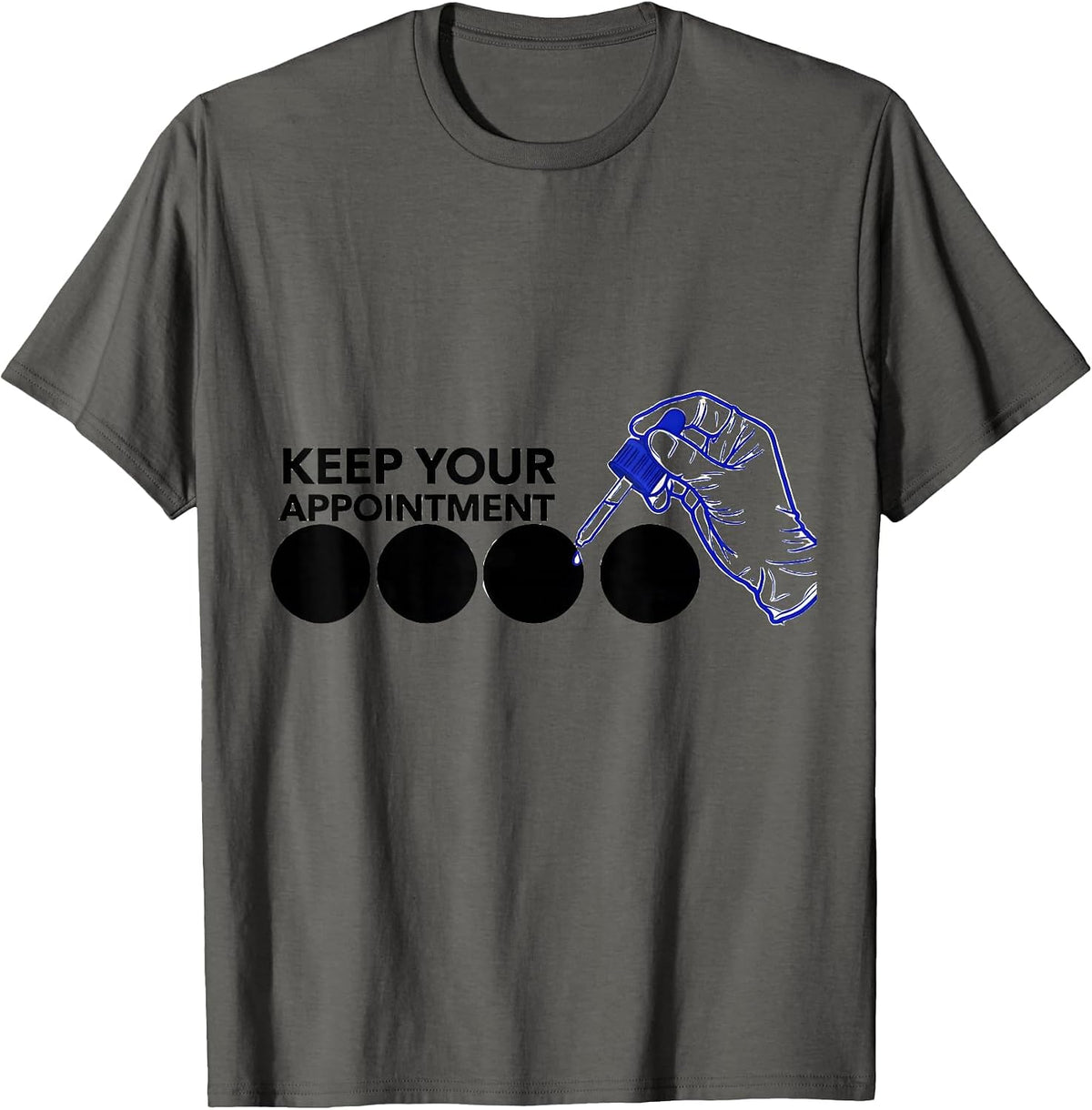 Men's Keep Your Appointment Funny Esthetician Skincare T-Shirt - Asphalt Grey