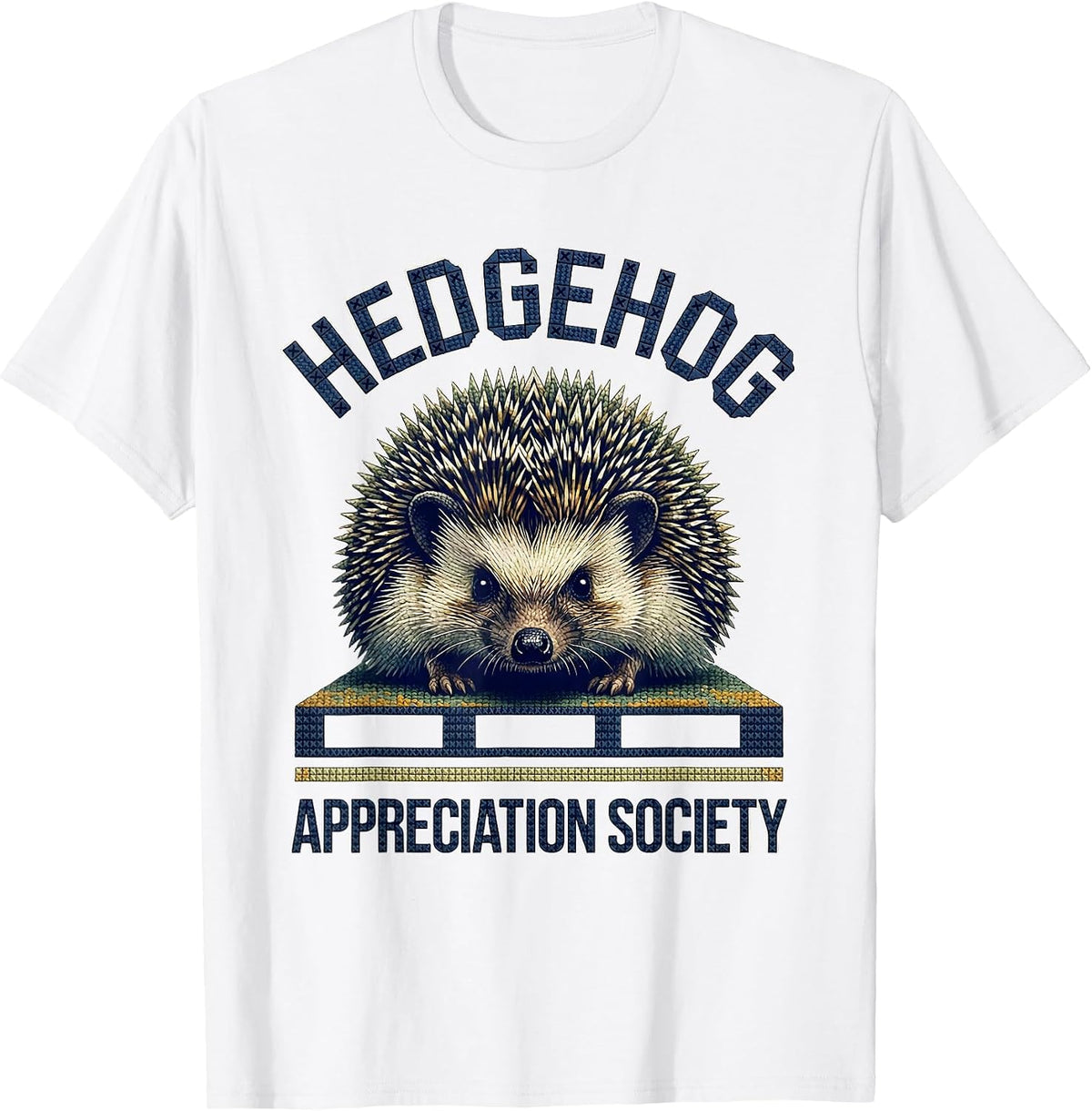 Men's Hedgehog Appreciation Society Cute Hedgehog Lover Gift for T-Shirt - White