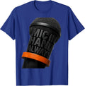 Mic In Hand Always Hip Hop Culture Design T-Shirt - Royal Blue