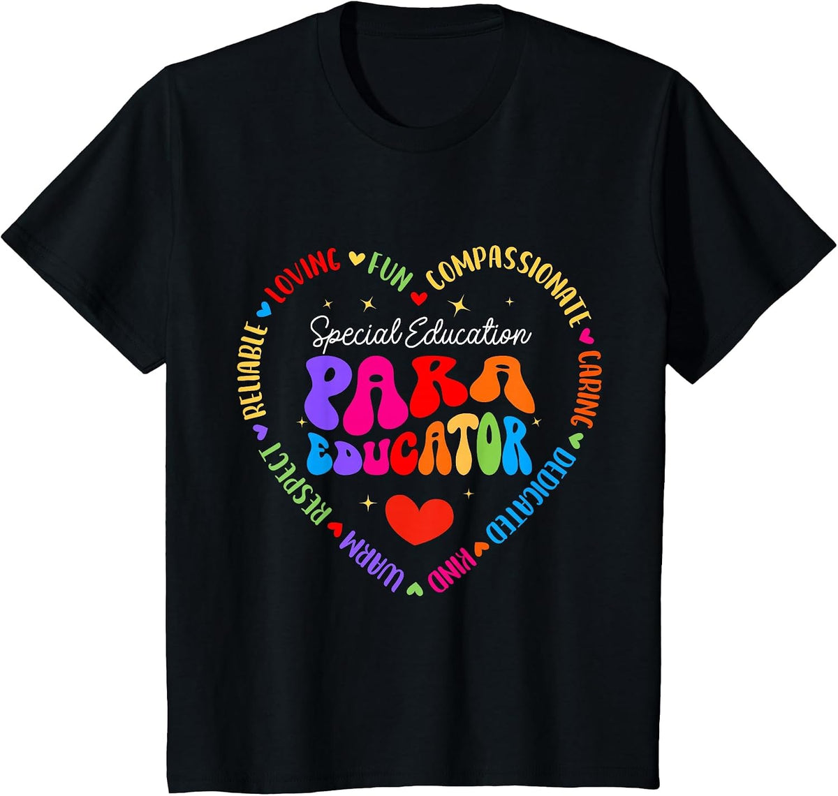 Educators Special Ed Teacher Special Education Paraeducator T-Shirt - Black