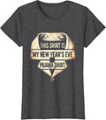 Women's This Shirt Is My New Year's Eve Pajama Shirt Funny T-Shirt - Dark Heather Grey