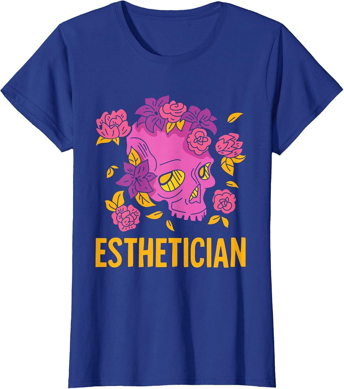 Beautician Professional Cosmetics Women Beautician T-Shirt - Royal Blue