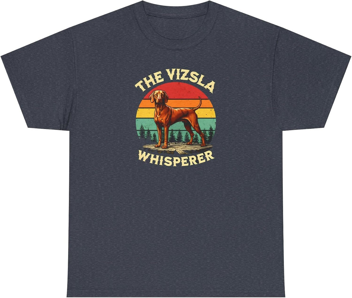 The Vizsla Whisperer Hungarian Vizsla T-Shirt, Unisex Tee, Dog Lover Gift, Animal Print Shirt, Vizsla Mom Dad Shirt -