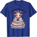 I'm The Christmas Goat Tree Funny Cute Animal Lover Holiday T-Shirt - Royal Blue