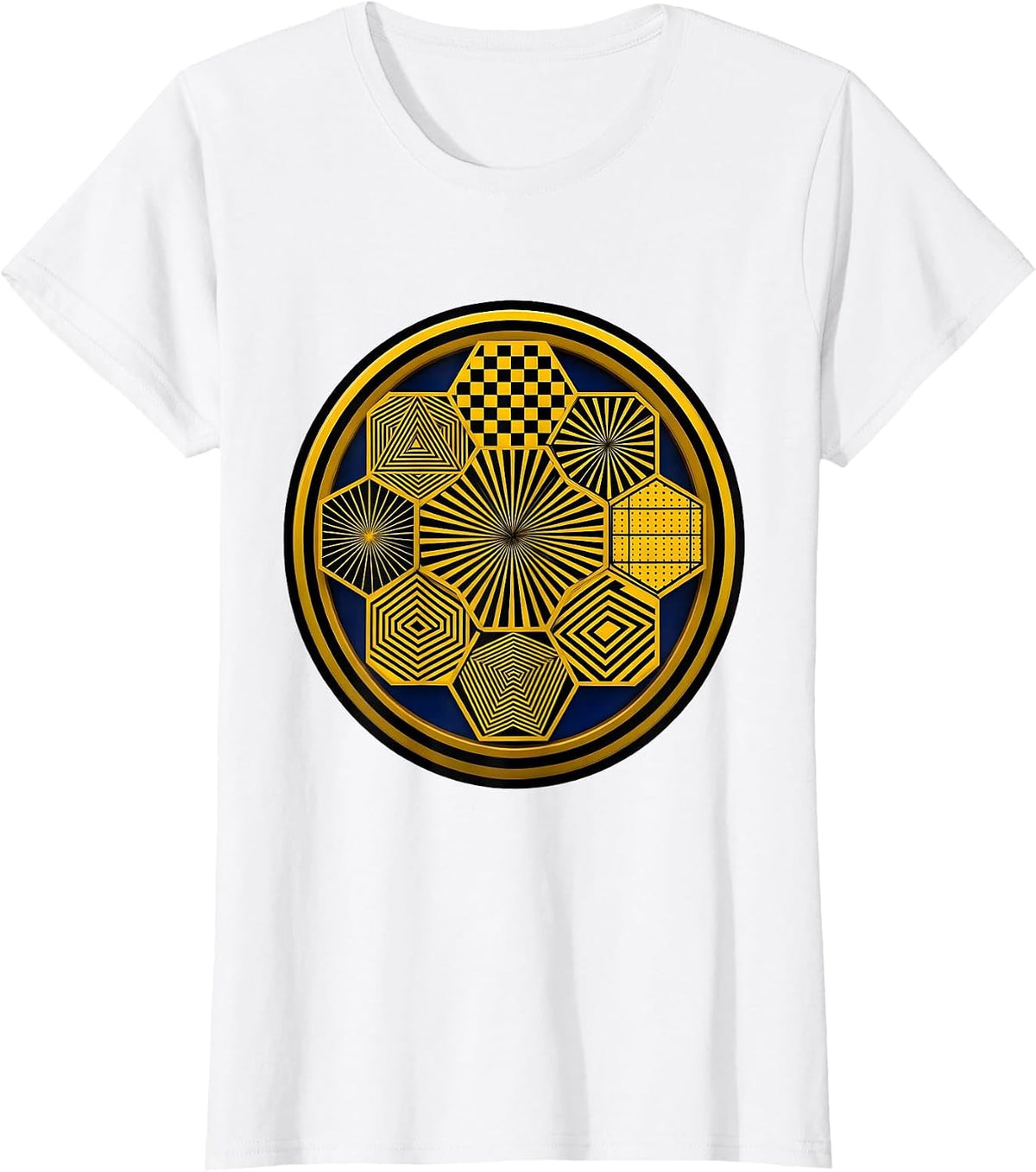 Neurodiversity Beehive Cross-Section Illustration T-Shirt - White