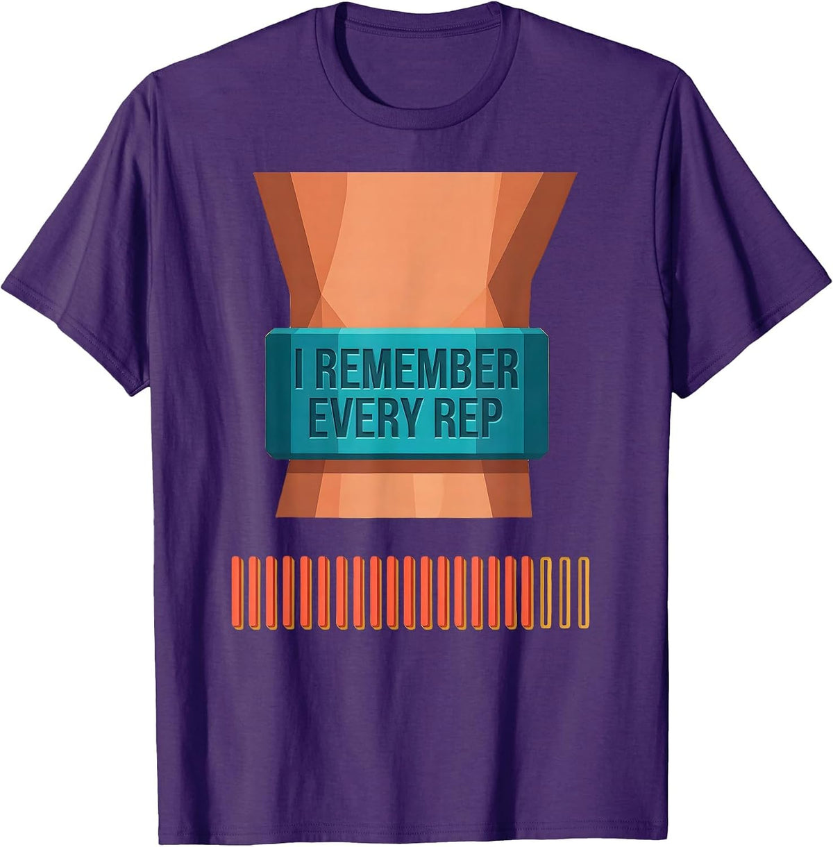 I Remember Every Rep Funny Physical Therapist PT OT Gift T-Shirt - Purple