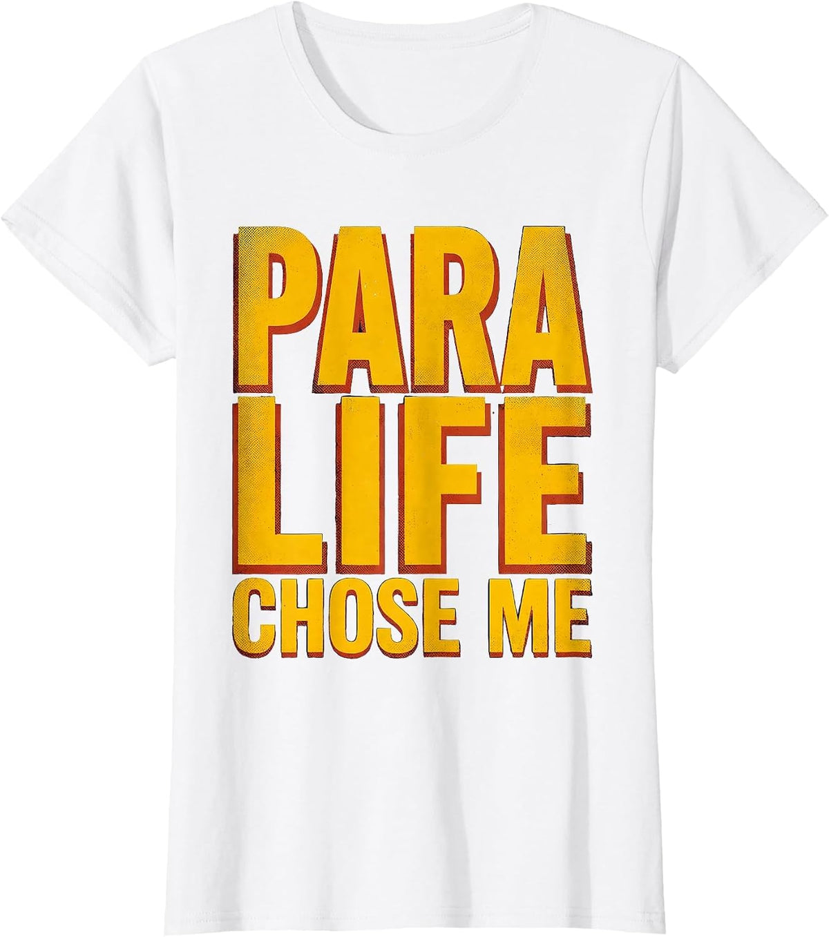 Para Life Chose Me Sped Paraprofessional Design T-Shirt - White