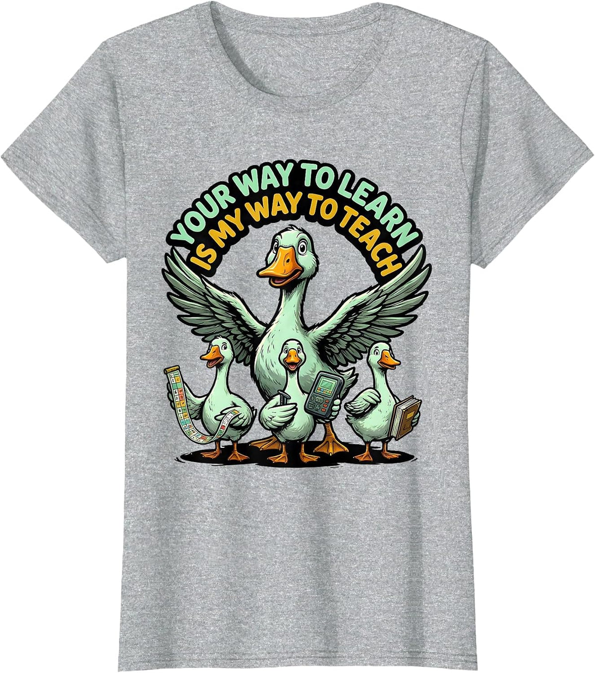 Women's Your Way To Learn Is My Way To Teach Funny Special Education T-Shirt - Heather Grey