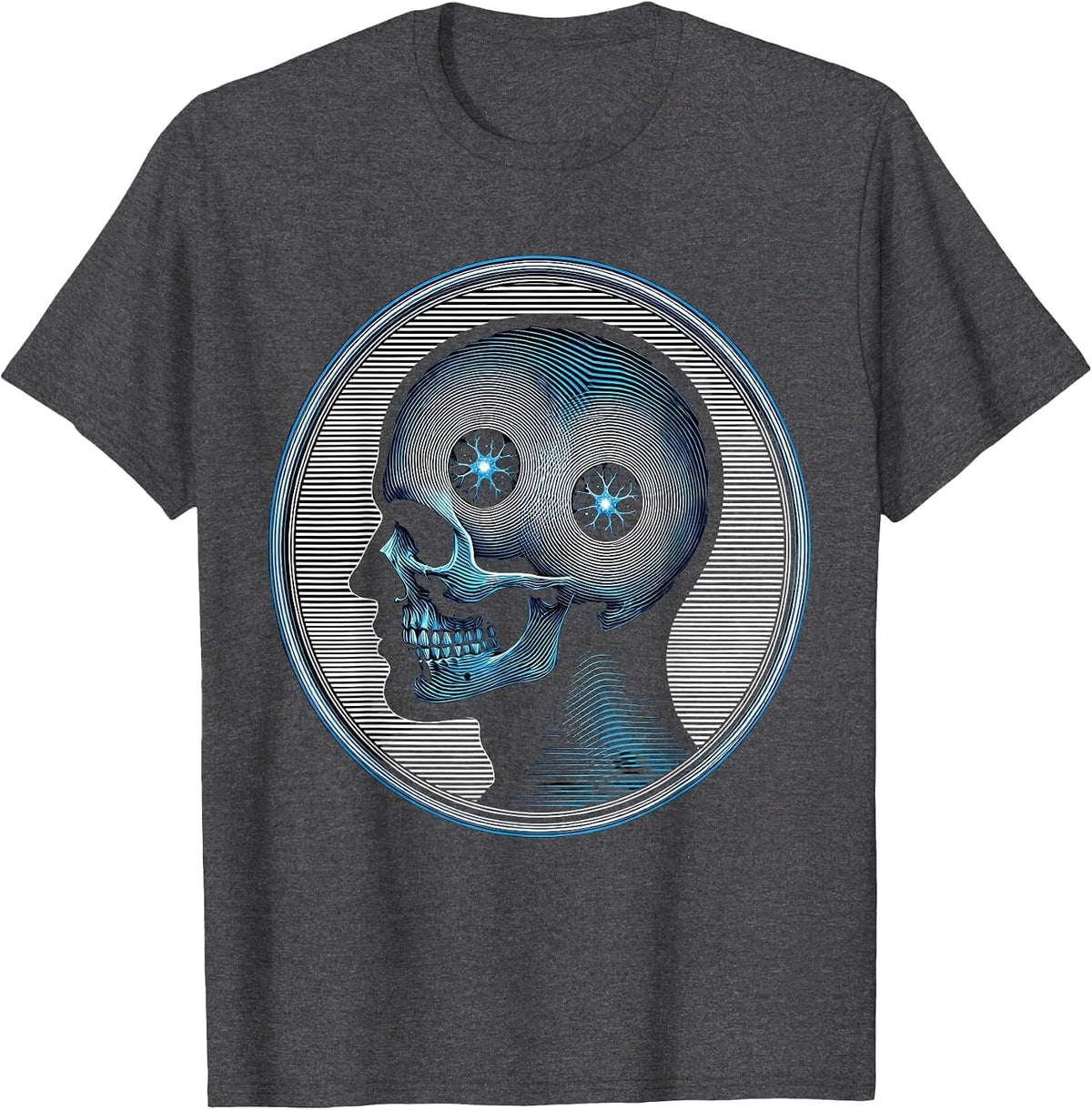 Neurodiversity Constellation Mind Graphic T-Shirt - Dark Heather Grey