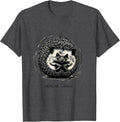 Men's I Roll For Cuddles Cute Hedgehog Lover Christmas Family T-Shirt - Dark Heather Grey
