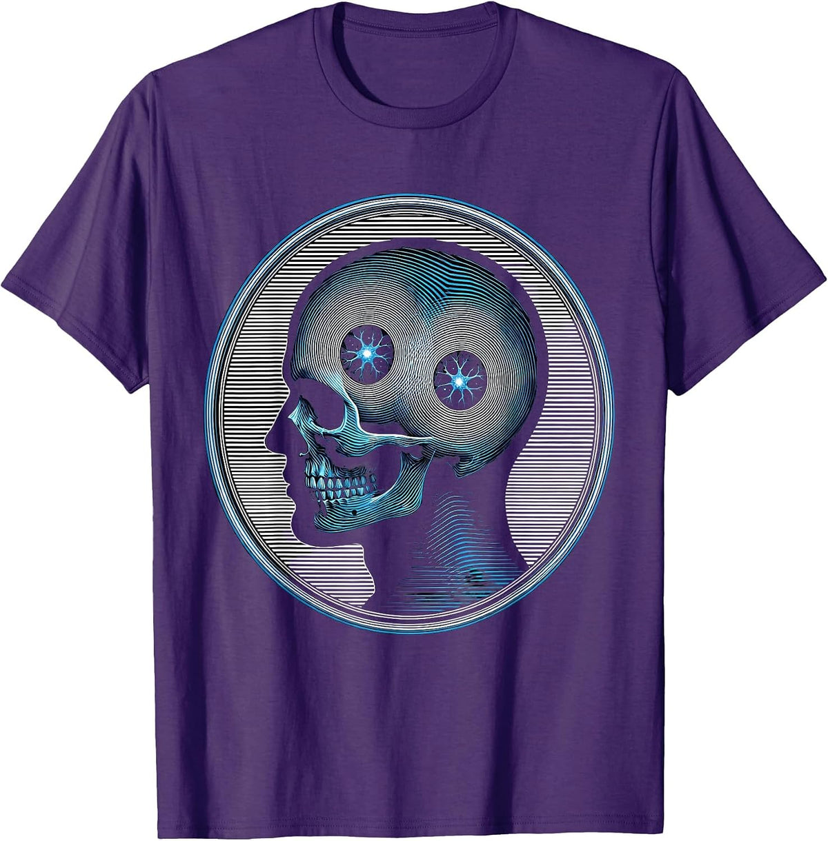 Neurodiversity Constellation Mind Graphic T-Shirt - Purple