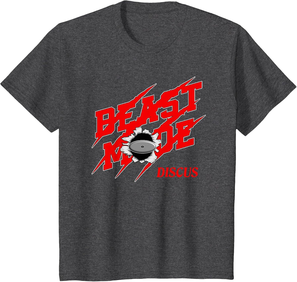 I Throw Stuff Discus Throwing Athlete Discus Throw T-Shirt - Dark Heather Grey