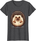 Women's I Have Reorganized My Entire Life Around A Hedgehog Funny T-Shirt - Dark Heather Grey