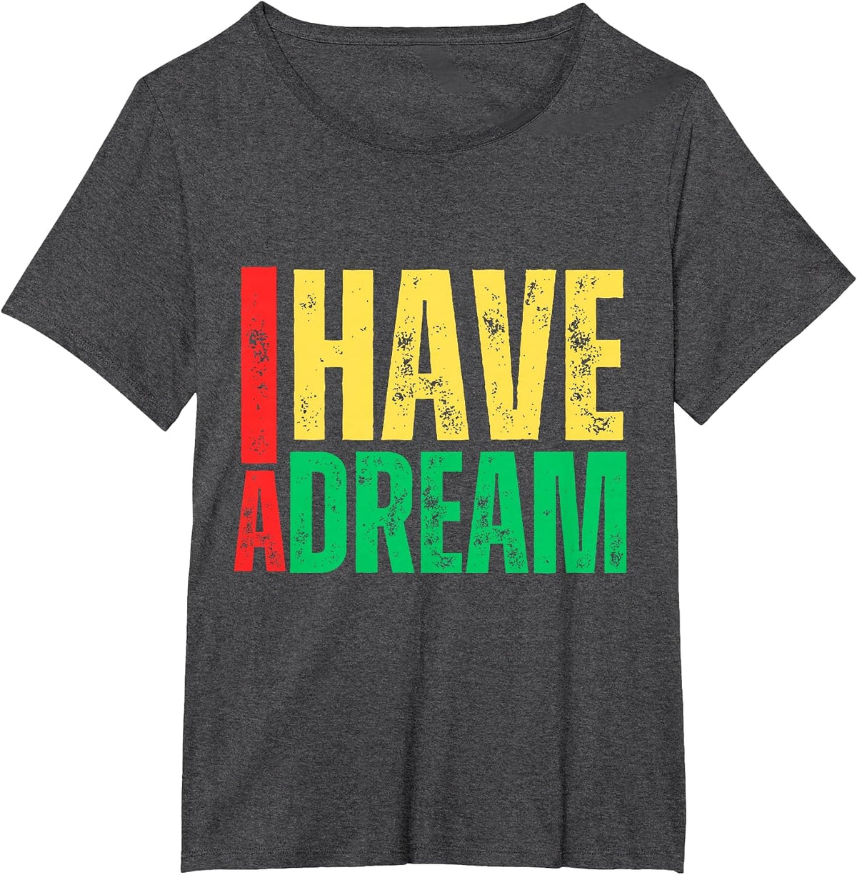 I Have A Dream Martin Luther King Jr Day Strength to Love T-Shirt - Dark Heather Grey