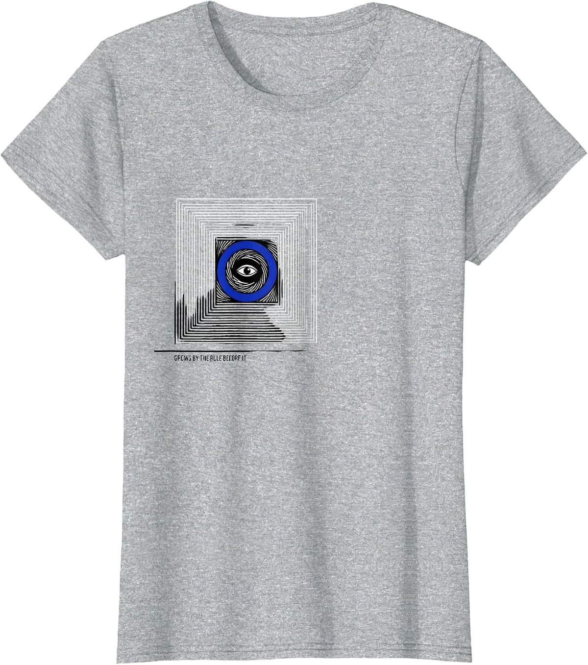 Grows By The Rule Before It Math Enthusiast Sacred Geometry T-Shirt - Heather Grey
