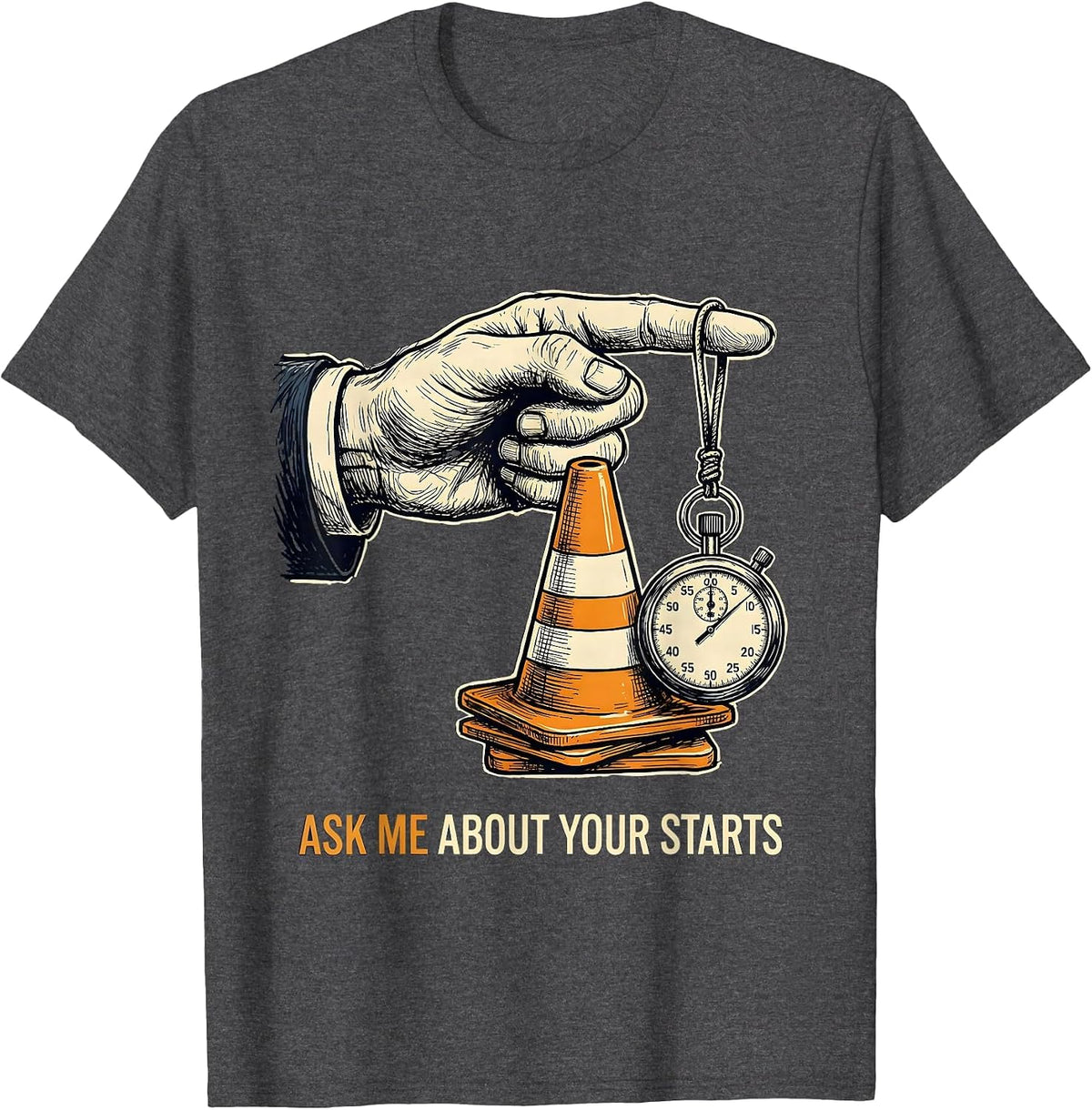Ask Me About Your Starts Wellness Squad Health Trainer Coach T-Shirt - Dark Heather Grey