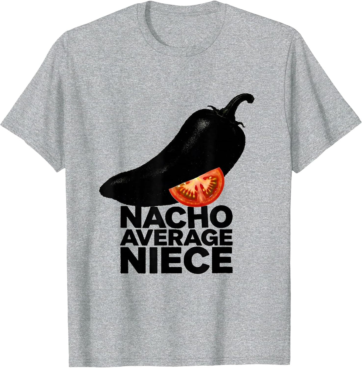 Men's Nacho Average Niece Funny Cinco De Mayo Fiesta Mexican T-Shirt - Heather Grey